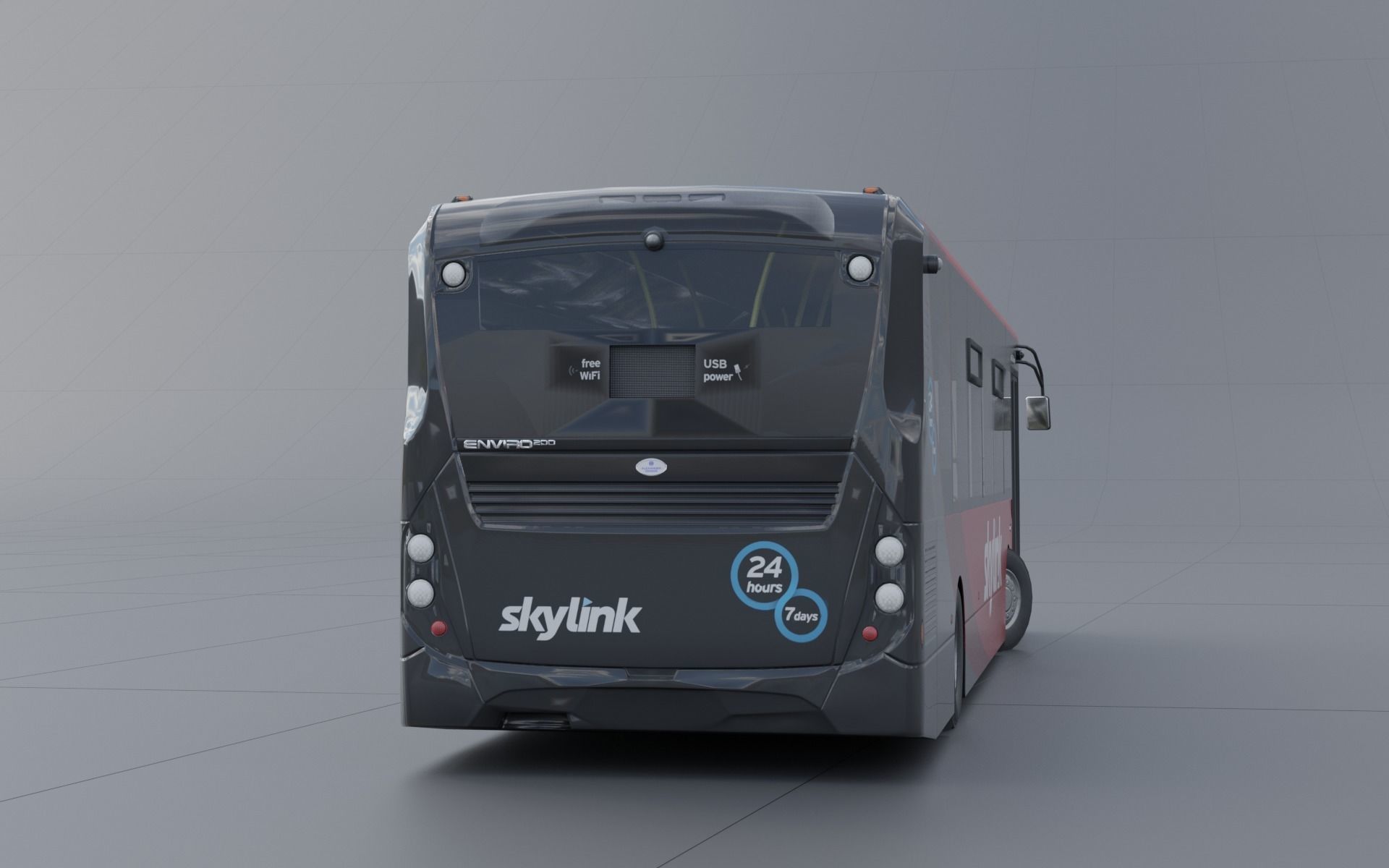 Enviro 200 low poly Low-poly 3D model_6