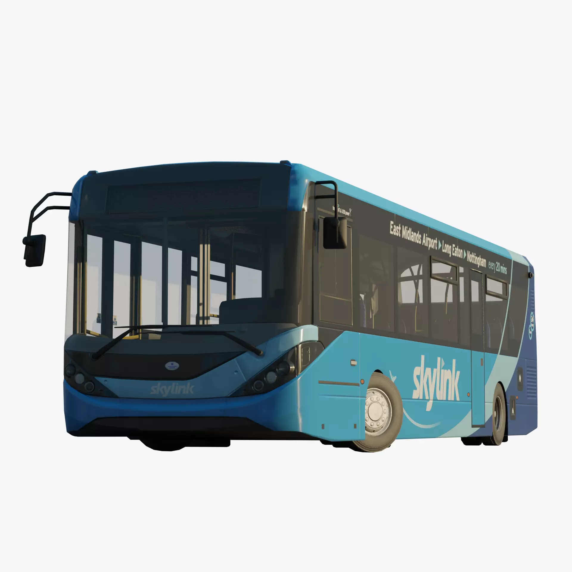 Enviro 200 low poly Low-poly 3D model_0