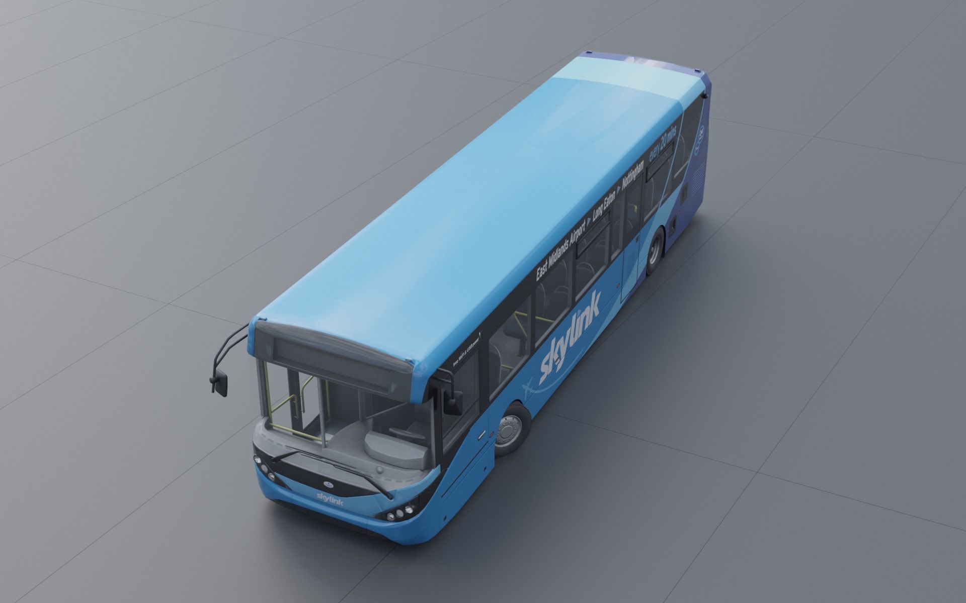 Enviro 200 low poly Low-poly 3D model_7