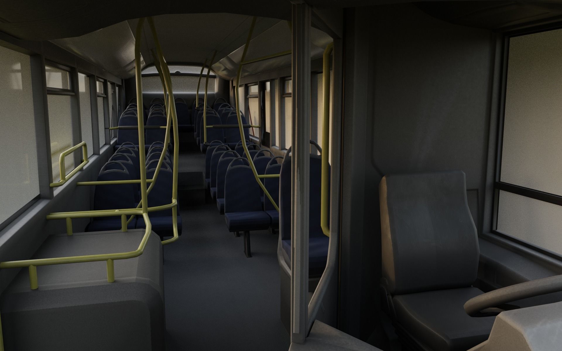 Enviro 200 low poly Low-poly 3D model_11