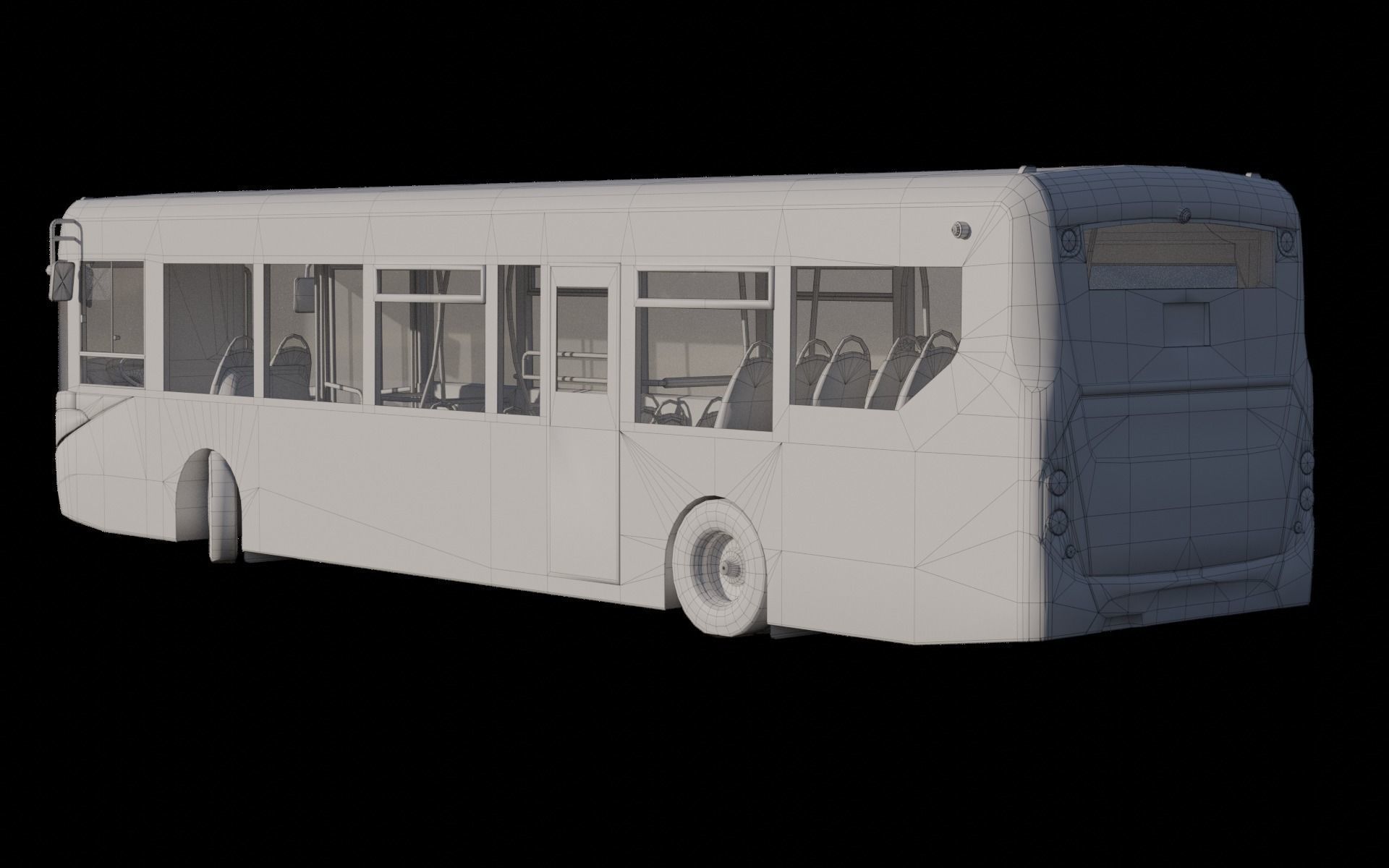 Enviro 200 low poly Low-poly 3D model_14