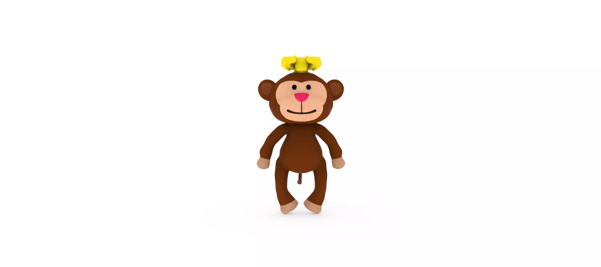 Monkey  smart 3D model_0
