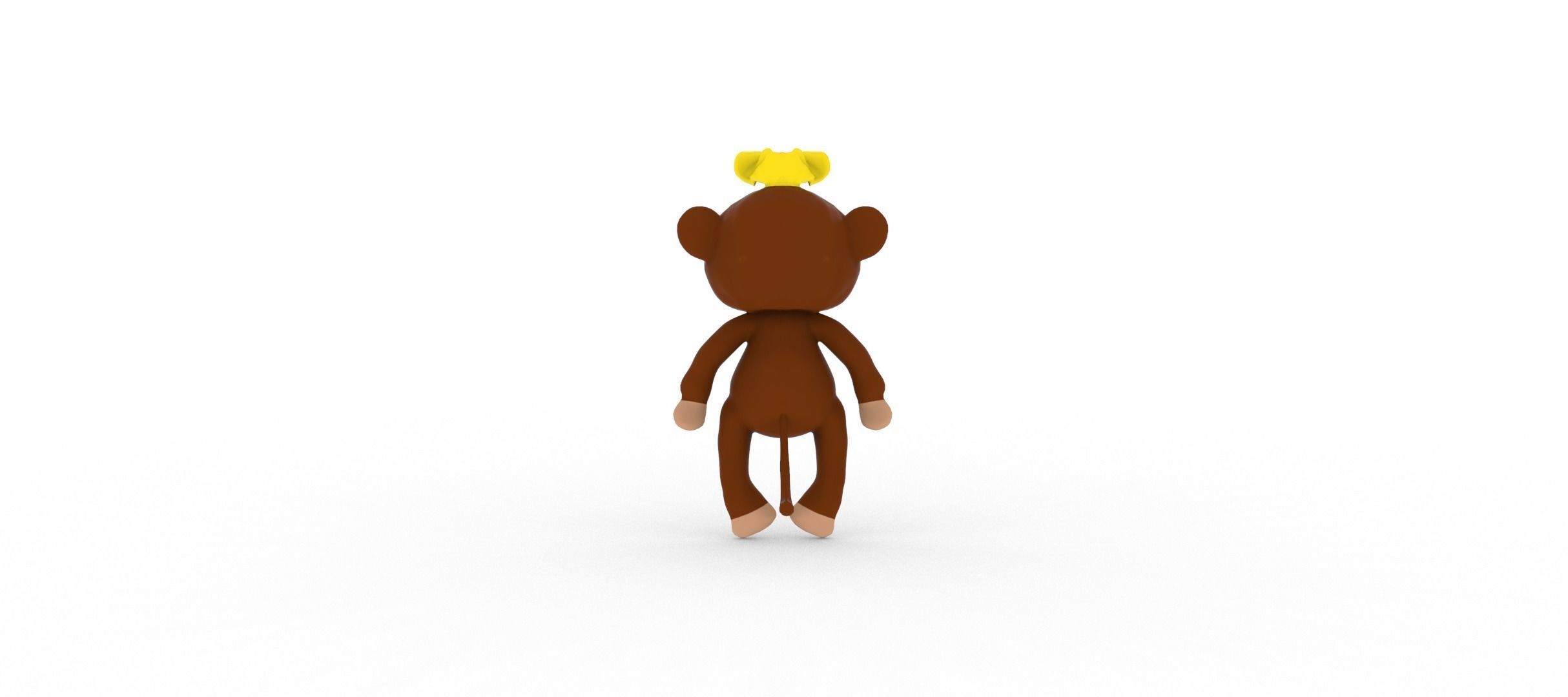Monkey  smart 3D model_13