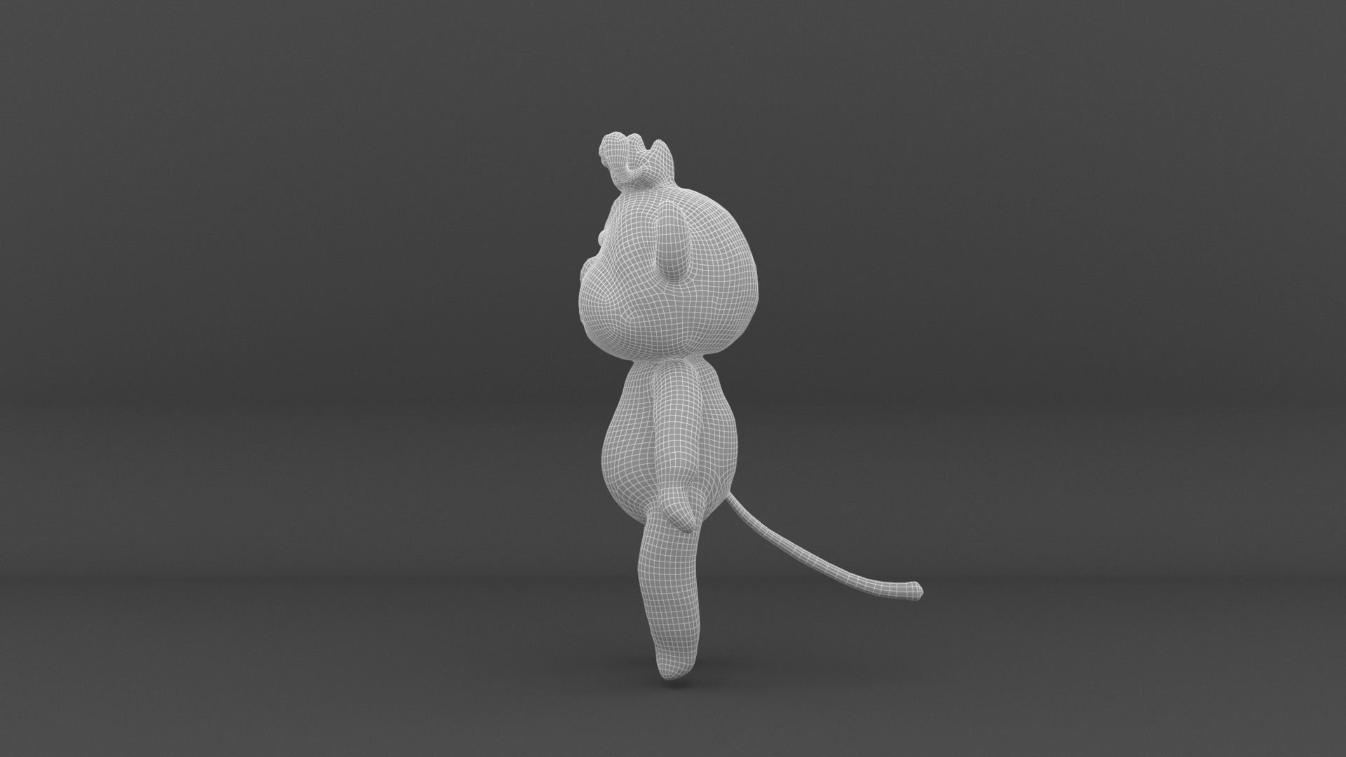 Monkey  smart 3D model_16