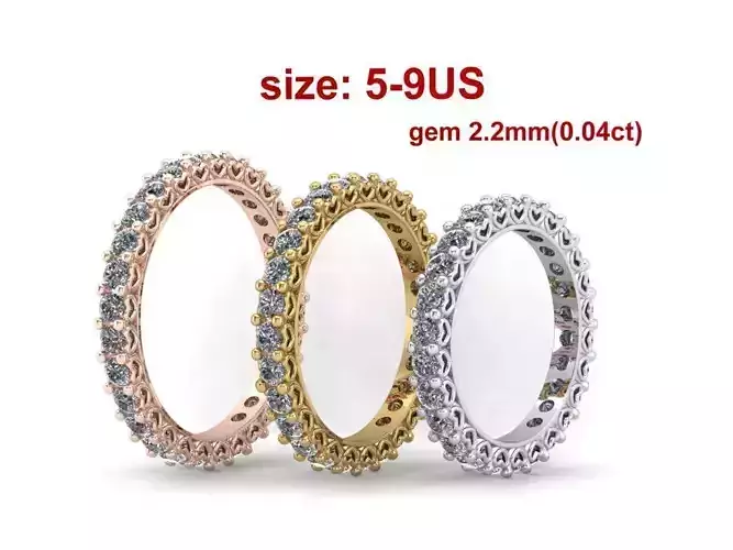 Eternity Ring Harts 04 ct