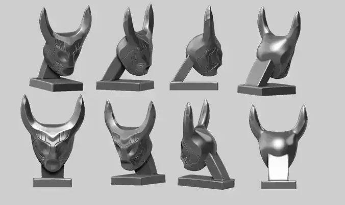 Conceptual Bull Sculpture 3D print model