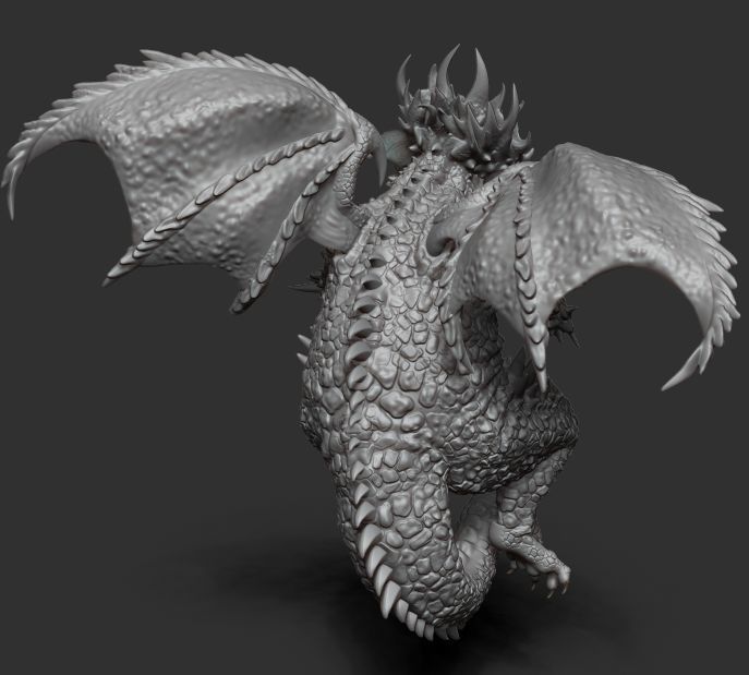 King baby dragon 3D model_11