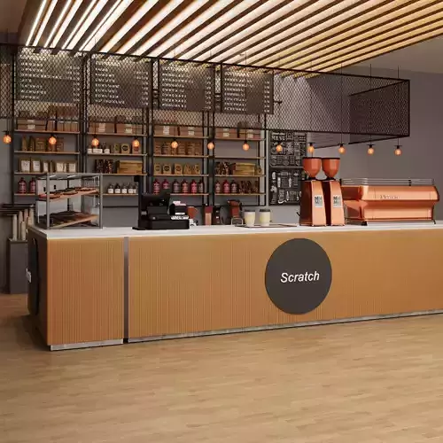 coffee shop 3D model