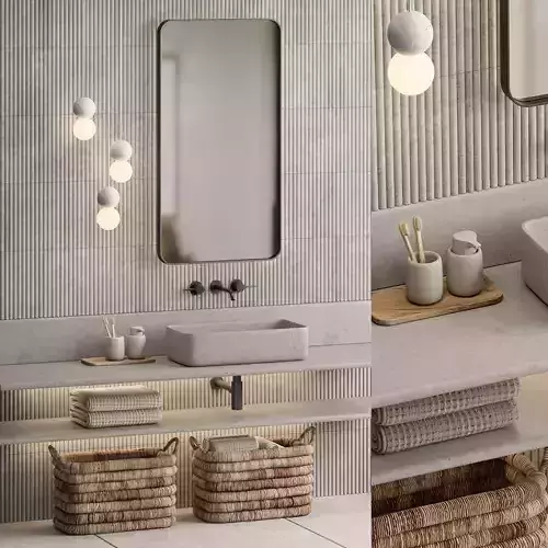 BATHROOM SET 02 3D model
