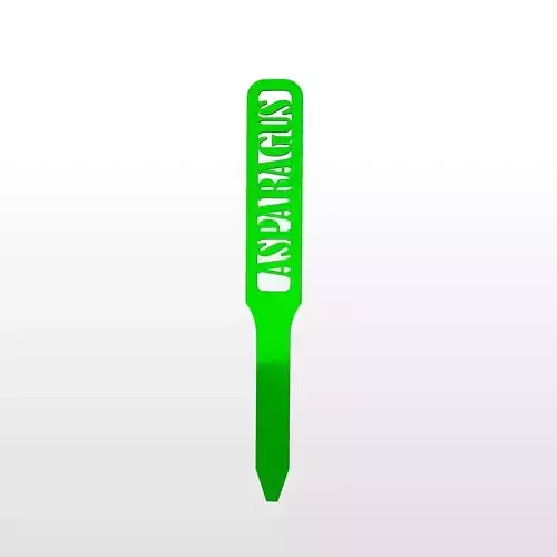 premium 3D garden marker model the ASPARAGUS 3D print model