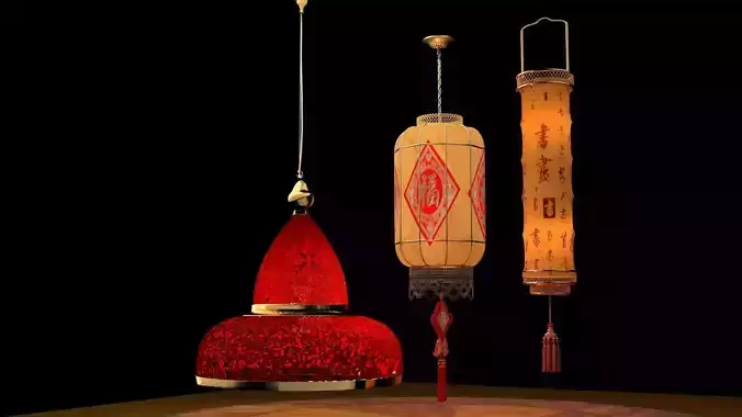 Chinese red  lantern 
