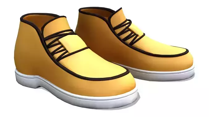 Yellow Flat Urban Shoes