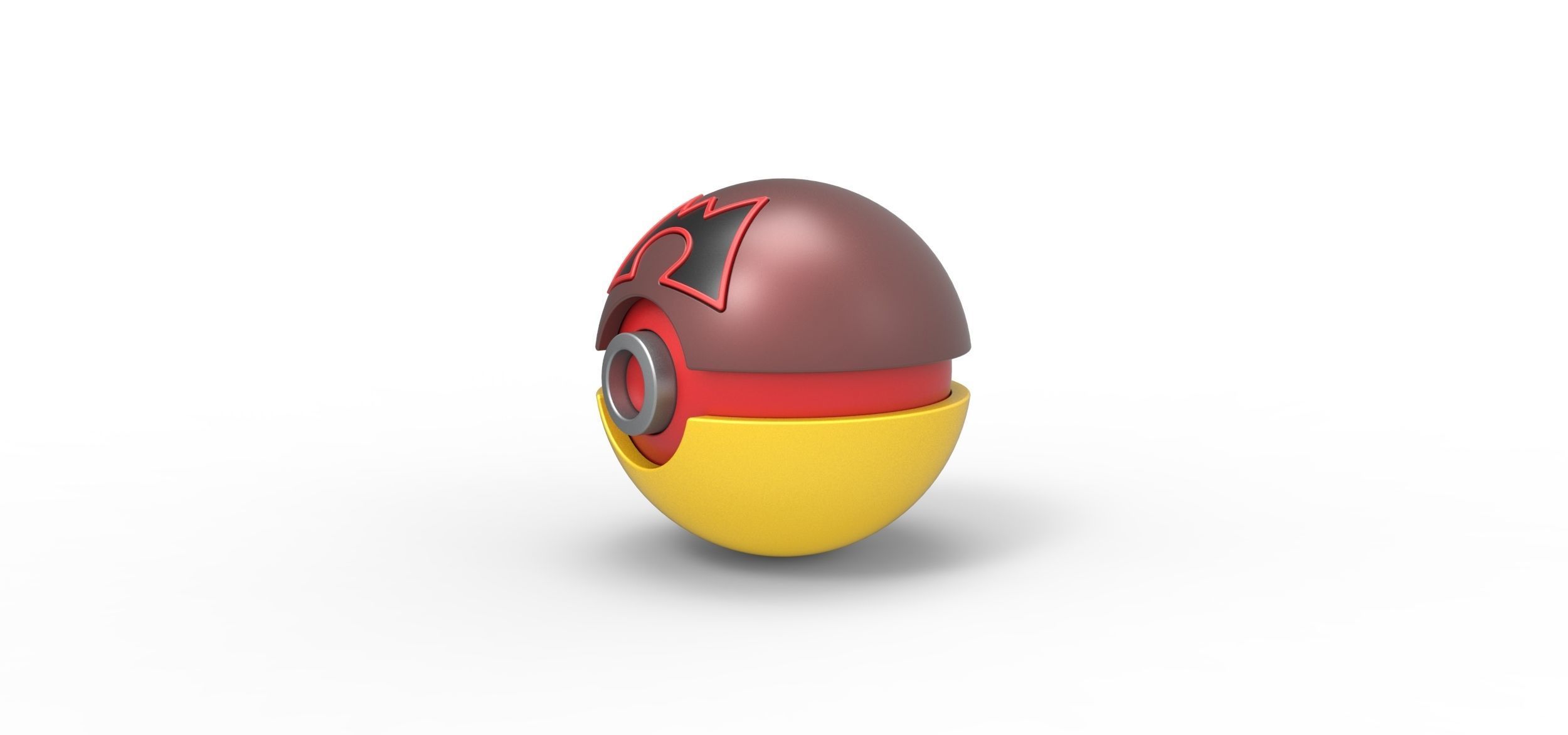 Team Magma Ball 3D print model_5