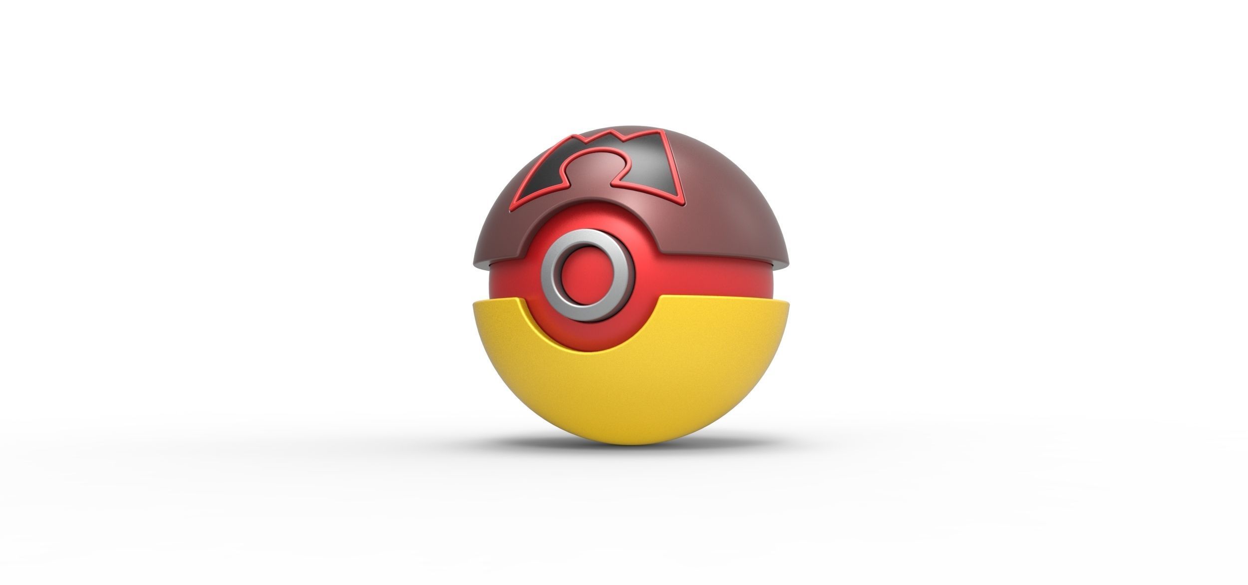 Team Magma Ball 3D print model_1