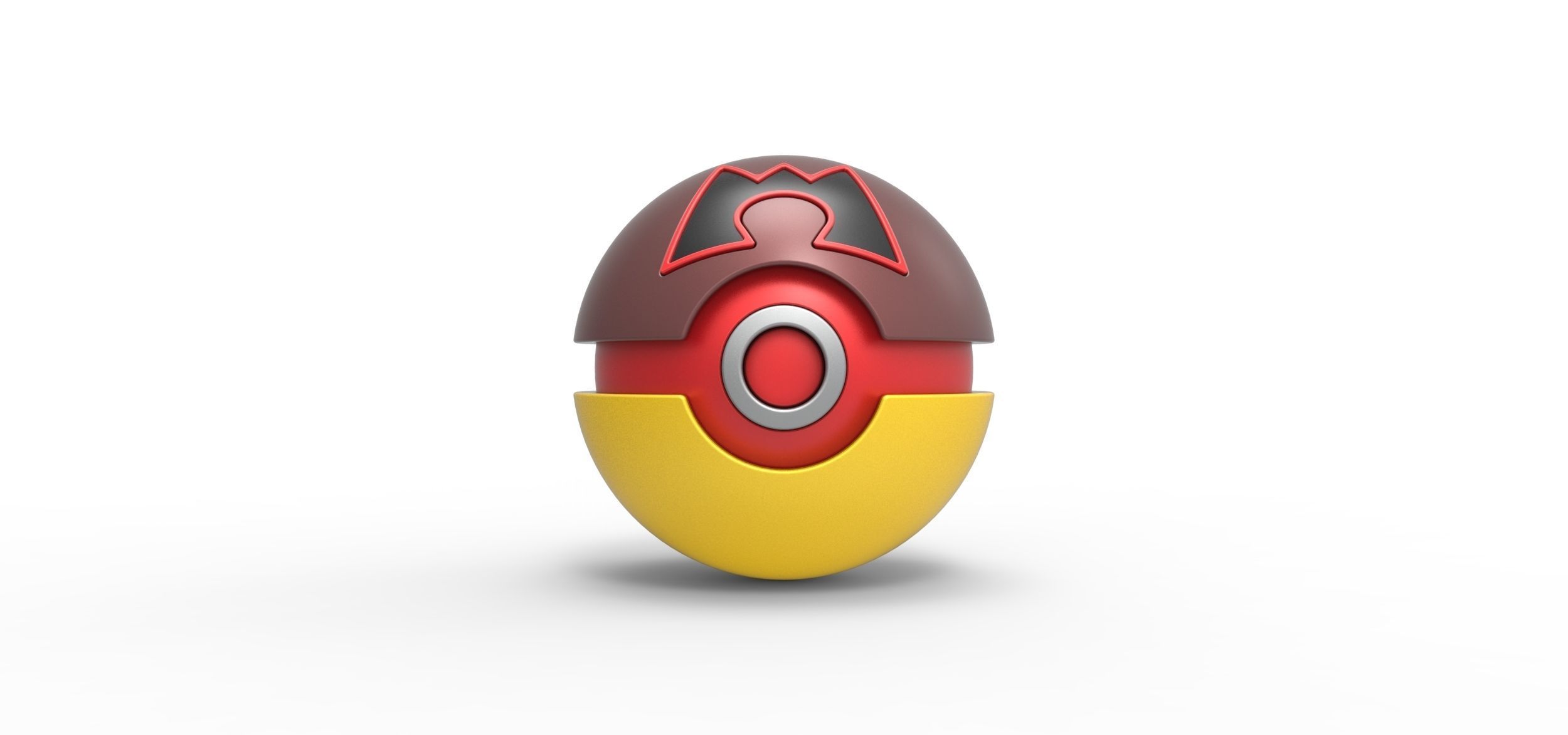 Team Magma Ball 3D print model_2