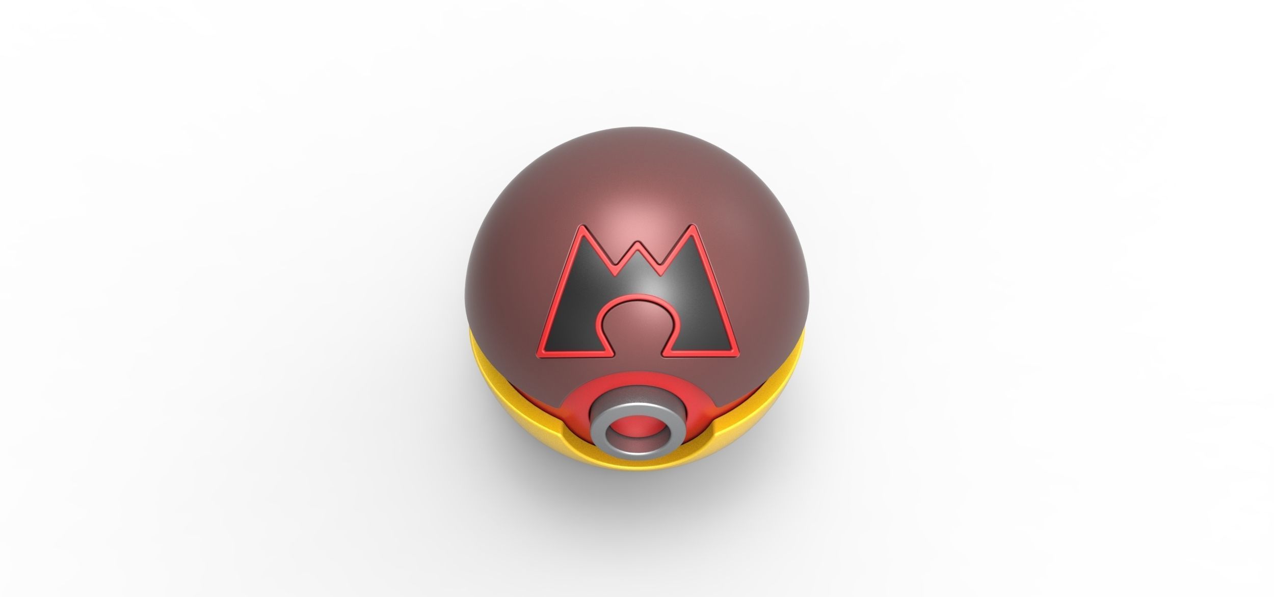 Team Magma Ball 3D print model_3