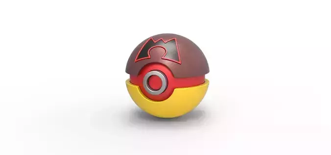 Team Magma Ball 3D print model