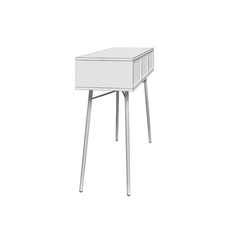 Console white 3D model_18