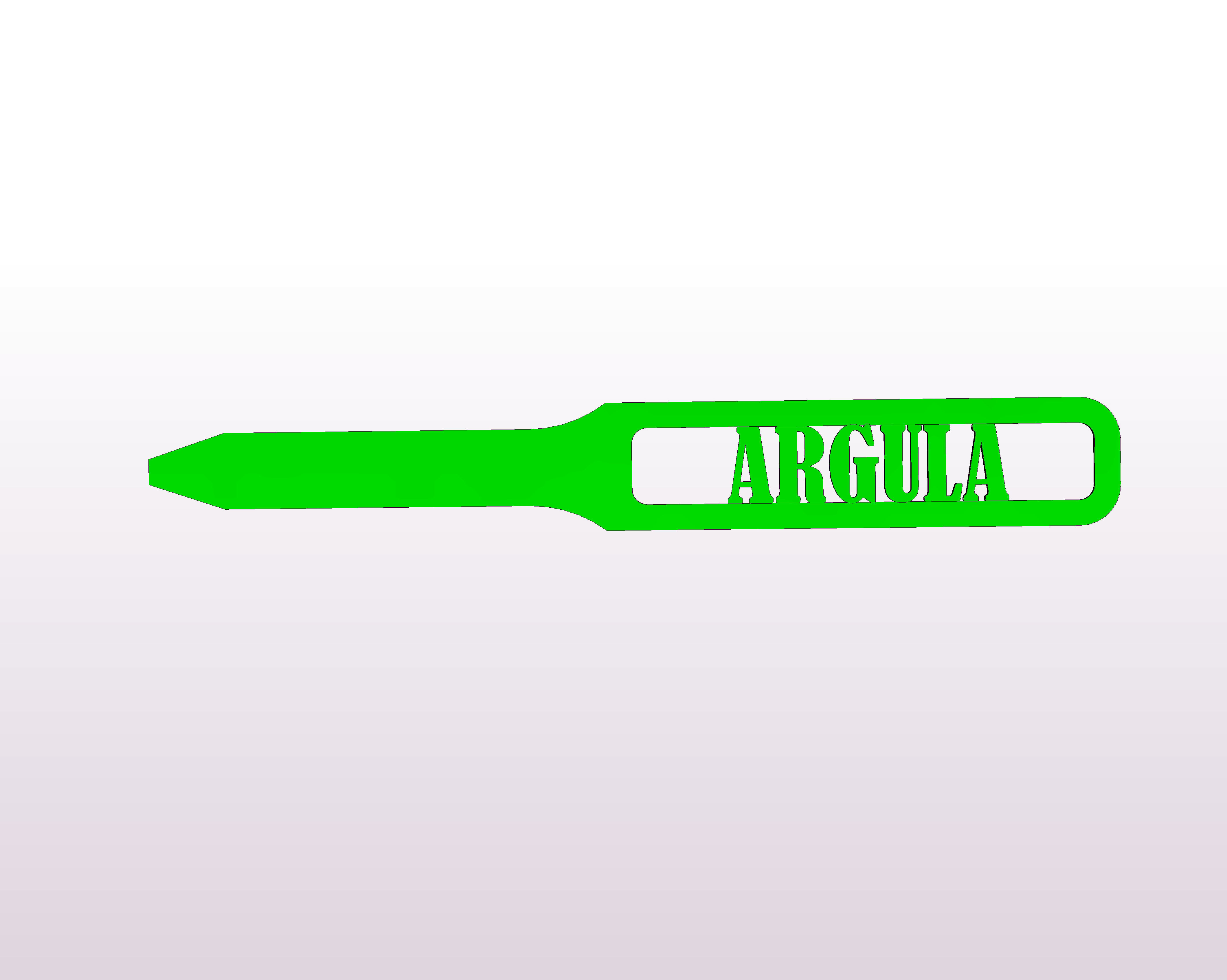 3D Model Garden Marker for ARUGULA Bed 3D print model_5