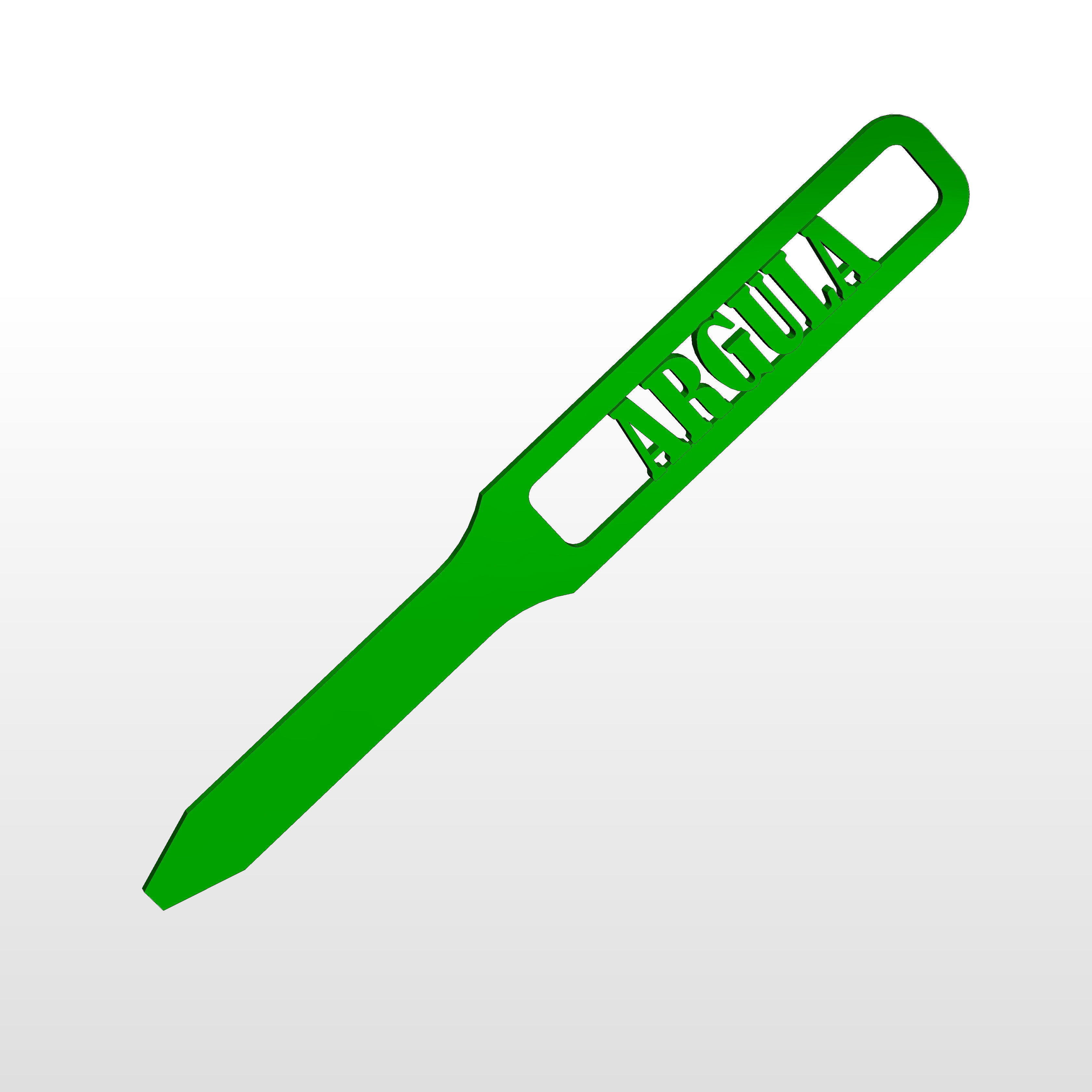 3D Model Garden Marker for ARUGULA Bed 3D print model_8