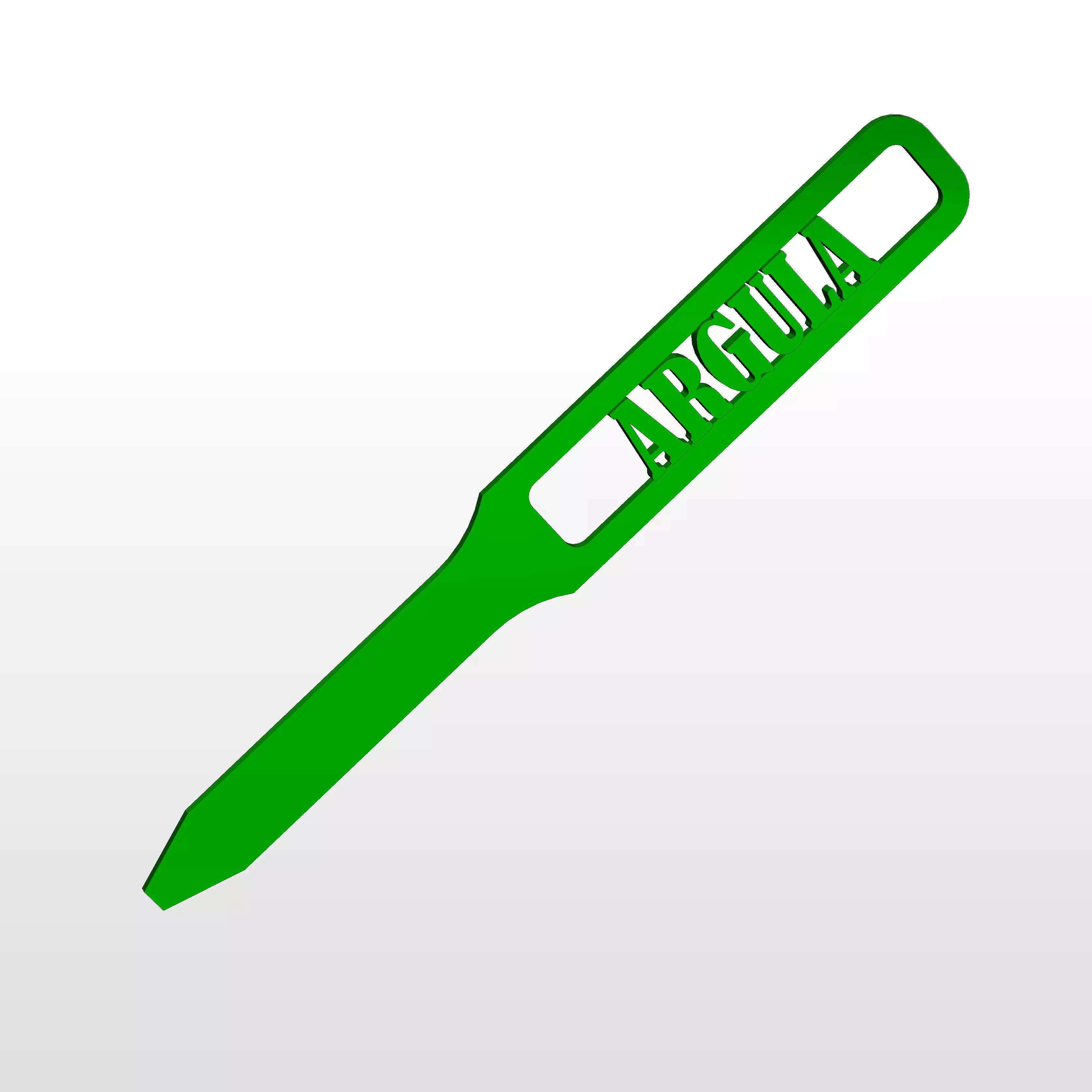 3D Model Garden Marker for ARUGULA Bed 3D print model_0