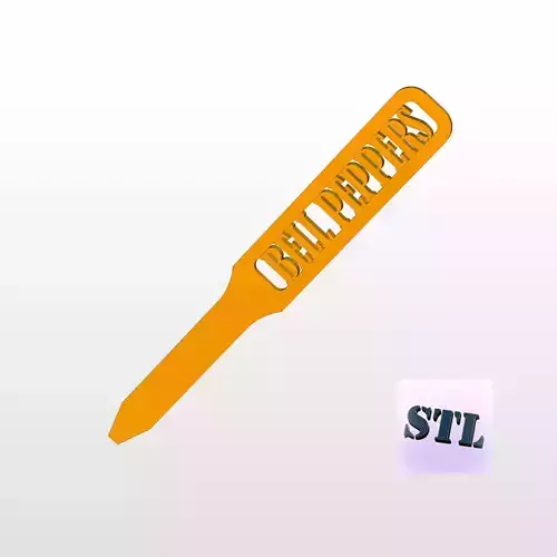 Garden Marker for Bell Peppers