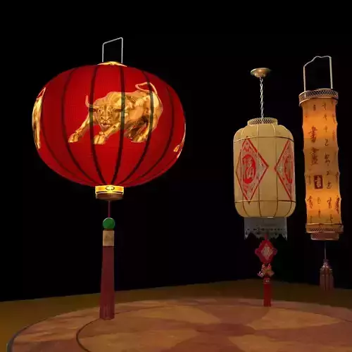 Chinese  red lantern 