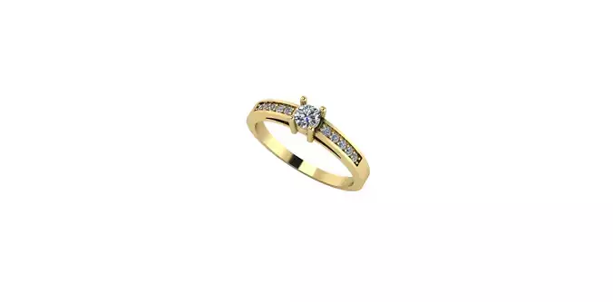 Classic Ring 3D print model