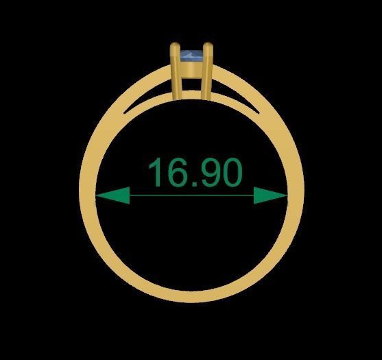 Classic Ring 3D print model_4