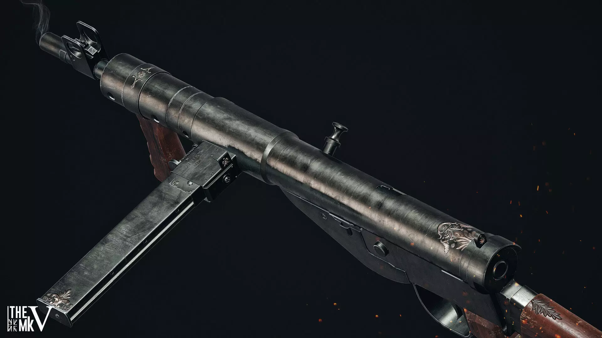 Sten Mark V - Game Ready Model Low-poly 3D model