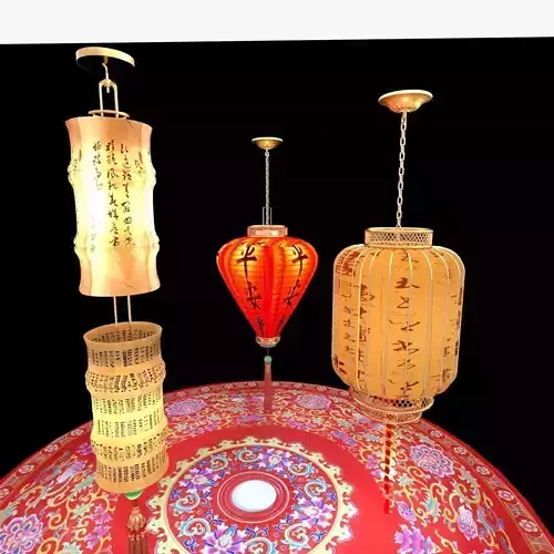 Chinese  red lantern 