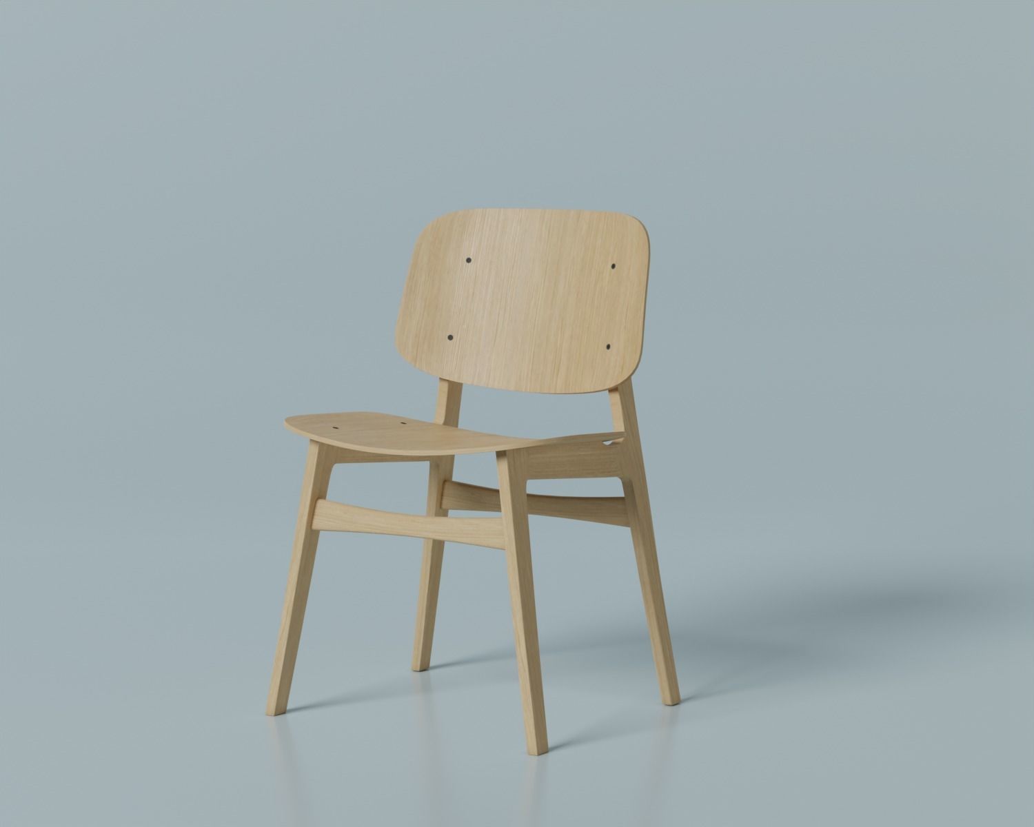 Soborg Chair Free 3D model_3