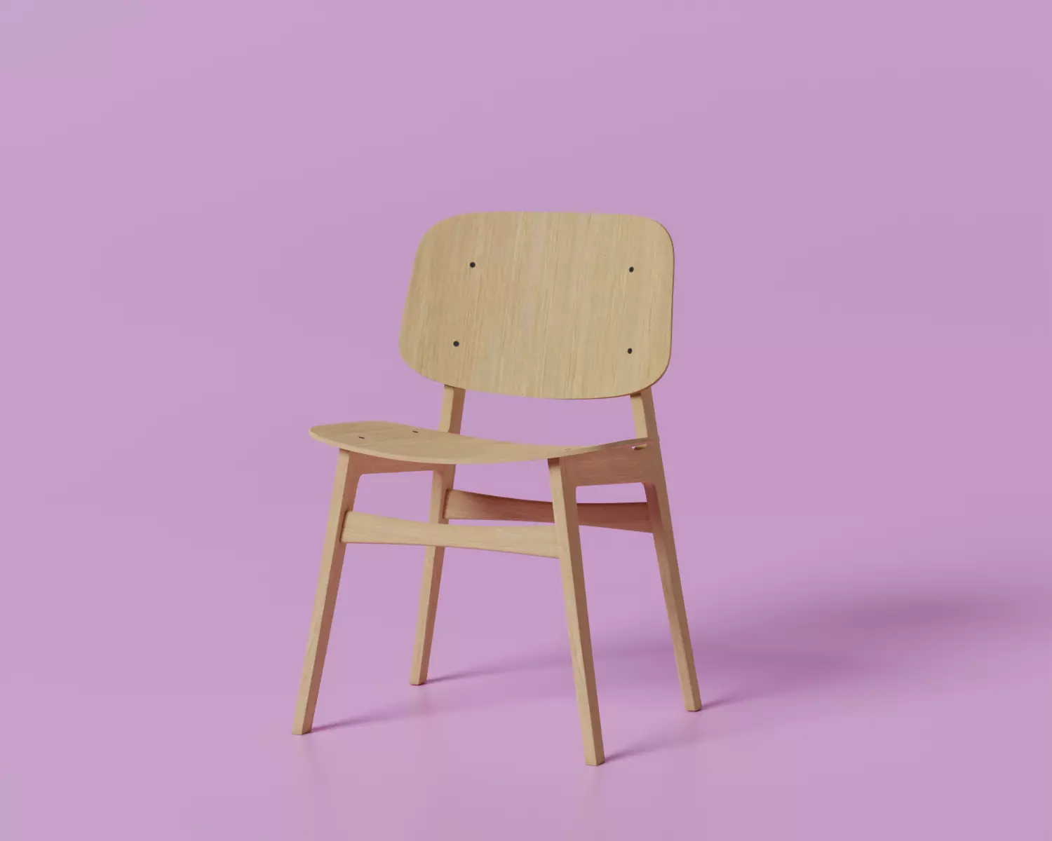Soborg Chair Free 3D model_0