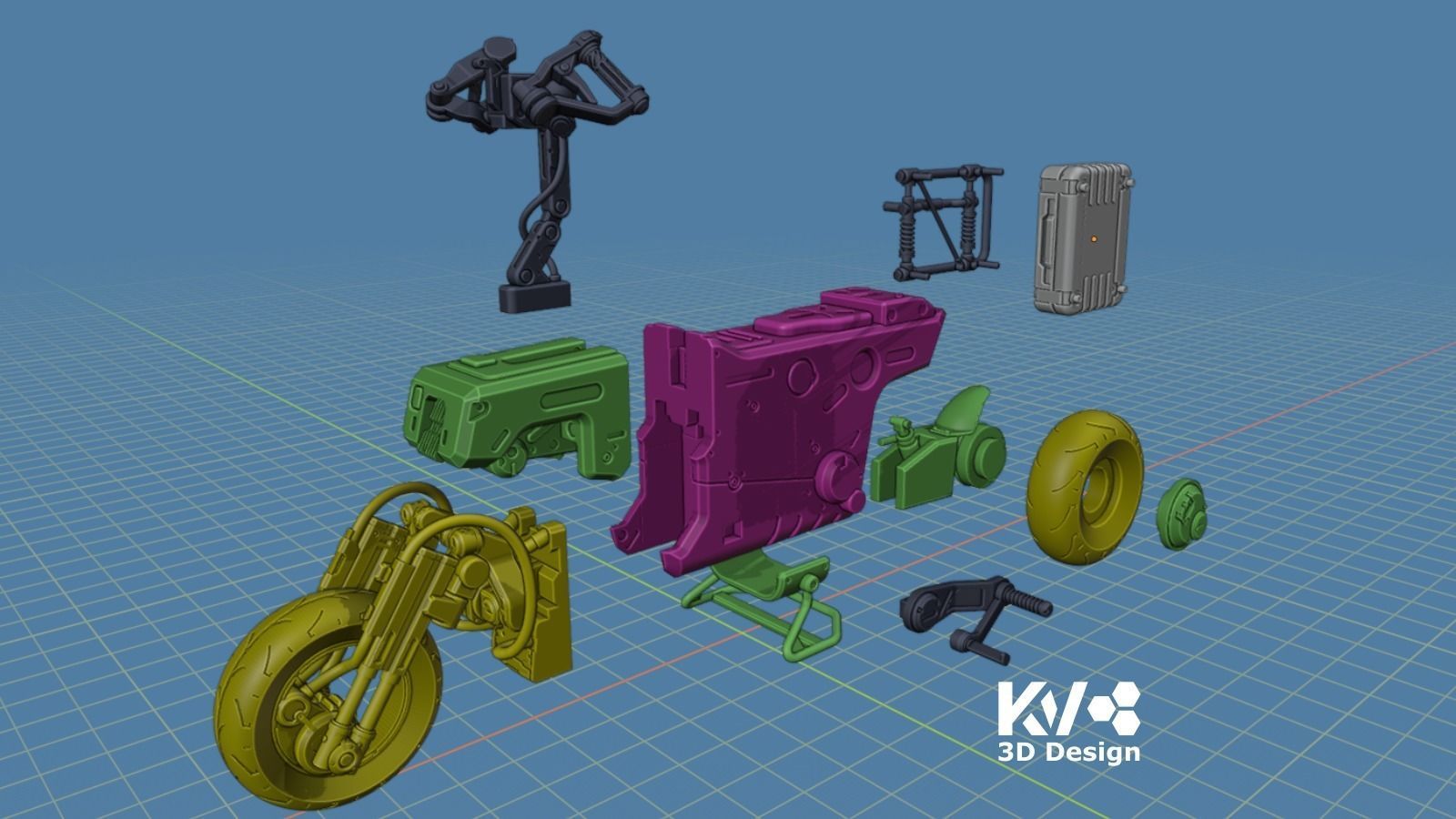 KV-Motorbike-002-Death Stranding Delivery Bike 3D print model_10