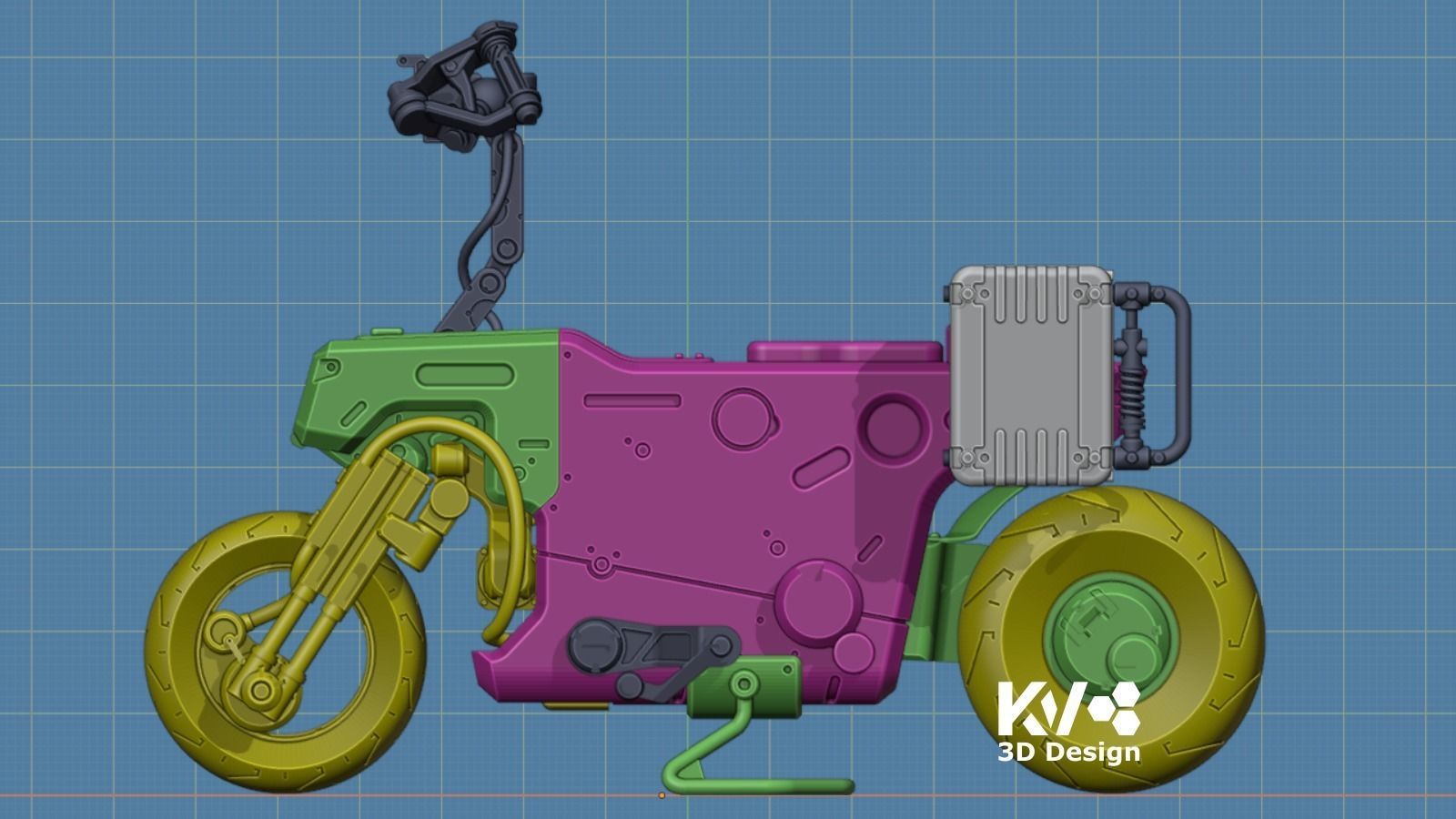 KV-Motorbike-002-Death Stranding Delivery Bike 3D print model_8