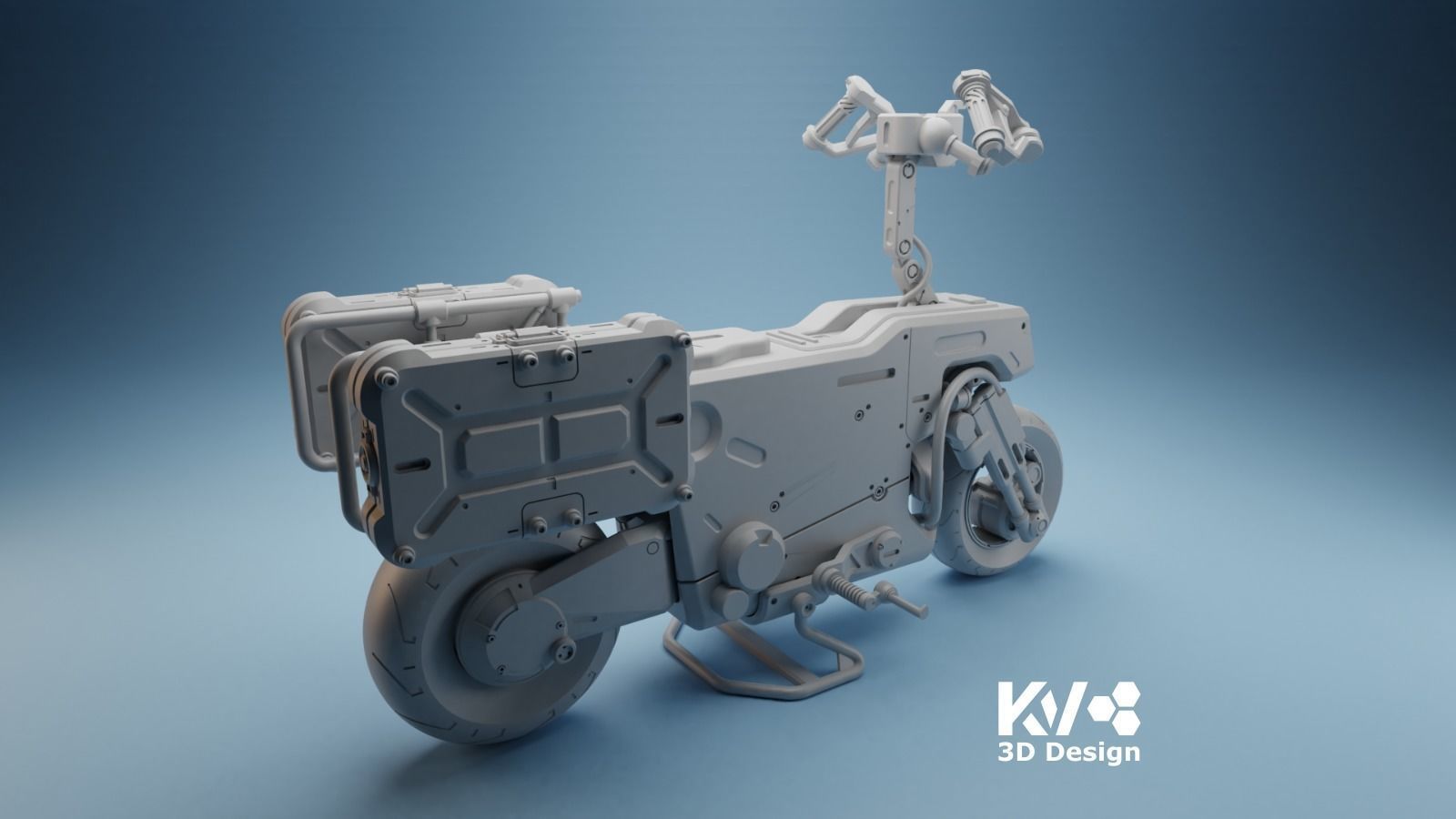 KV-Motorbike-002-Death Stranding Delivery Bike 3D print model_6