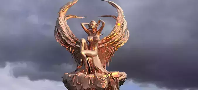 Earth Anatomy female sculpture Statue 