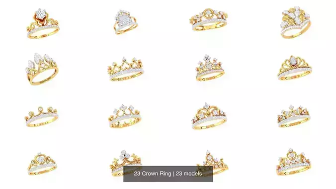 23 Crown Ring