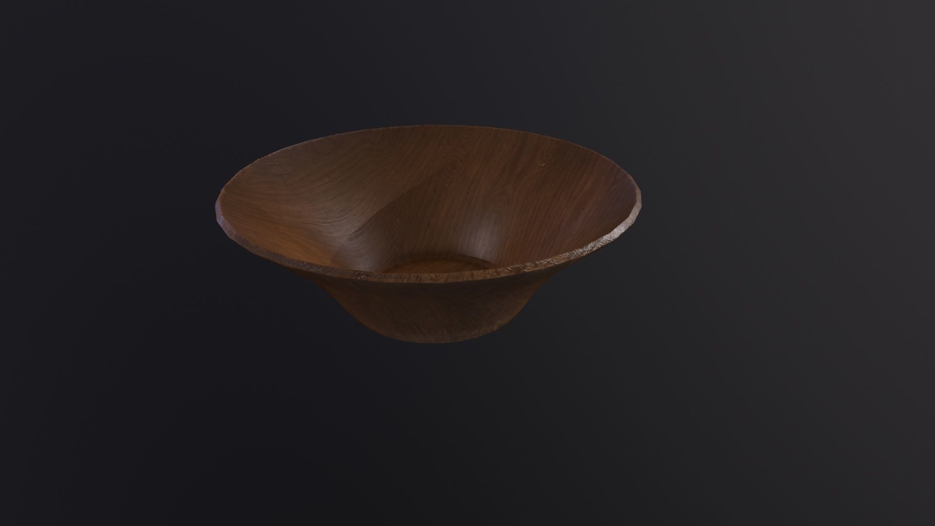 Wooden Bowls 3D Model Low-poly 3D model_4