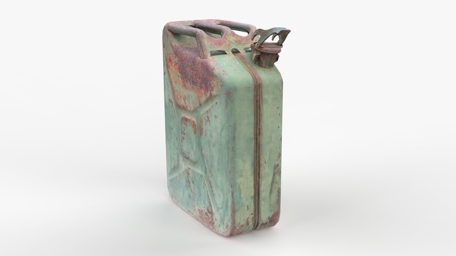 Old Fuel Canister Low-poly 3D model_6