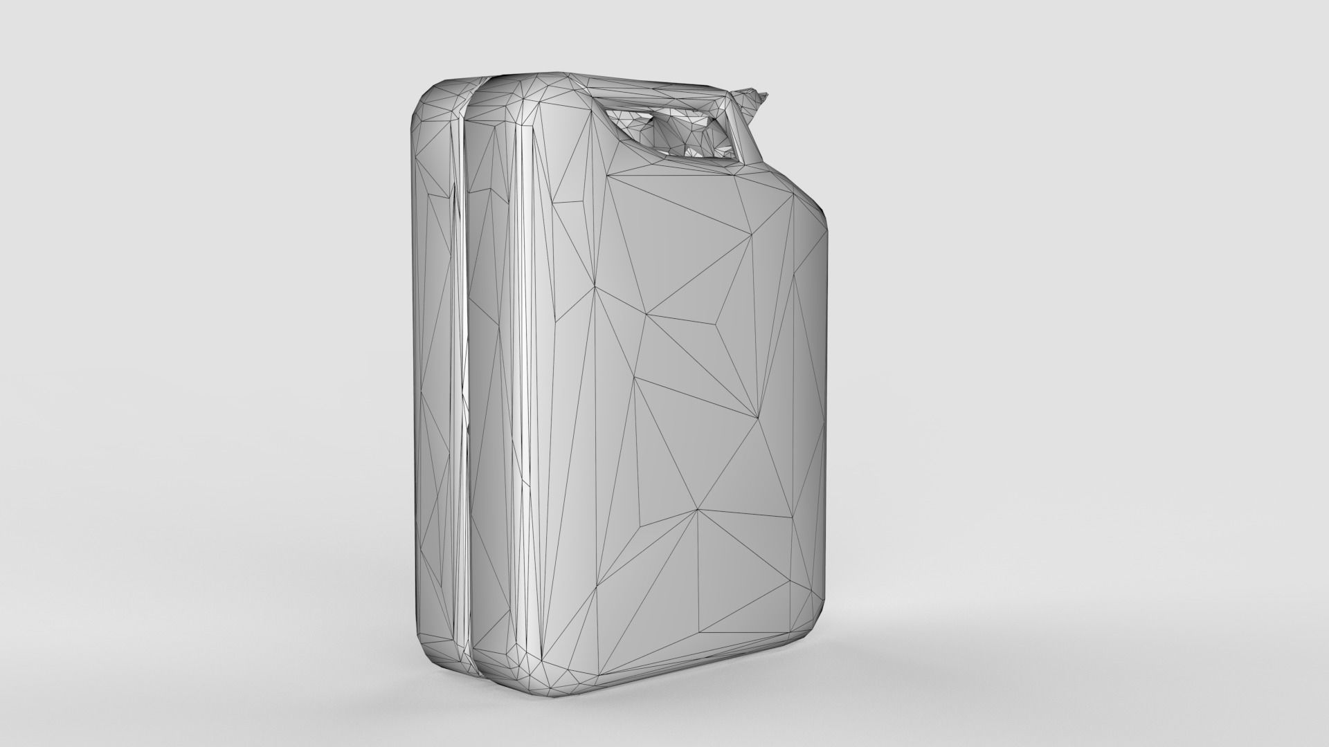 Old Fuel Canister Low-poly 3D model_16