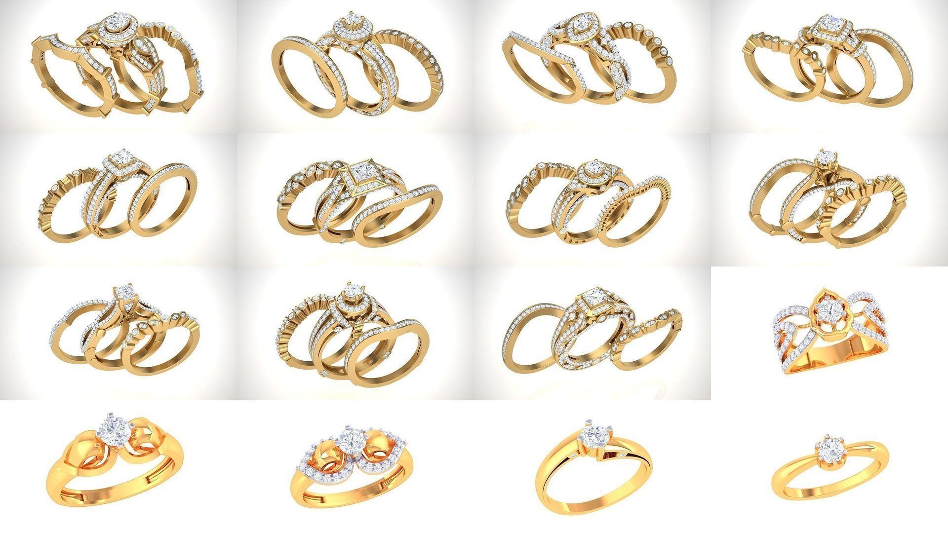 134 Solitaire ring collection  _13