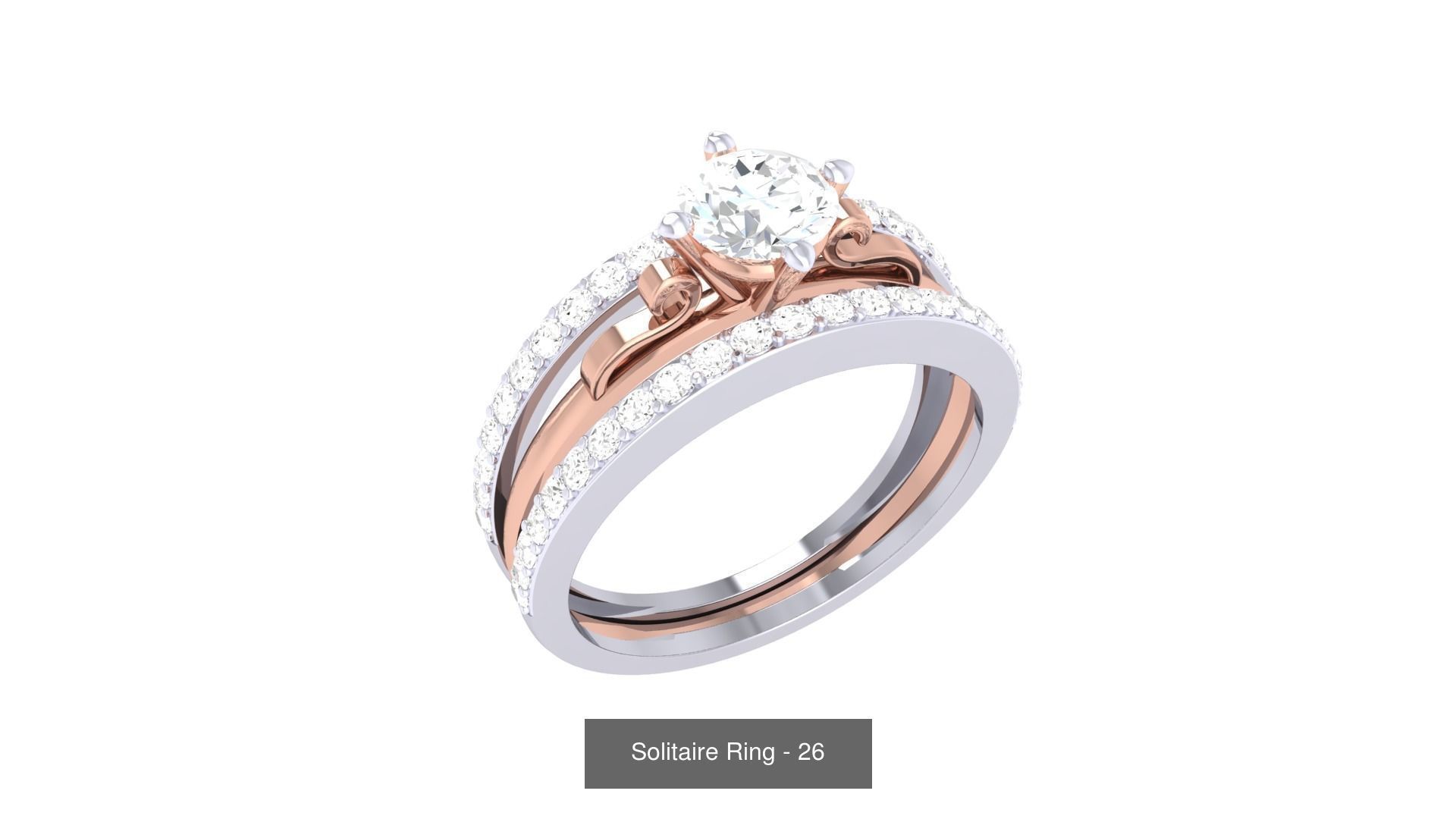 134 Solitaire ring collection  _106