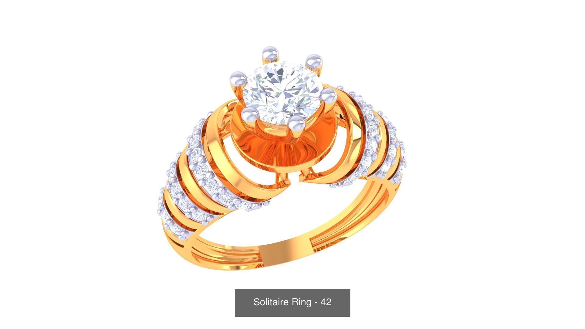 134 Solitaire ring collection  _40