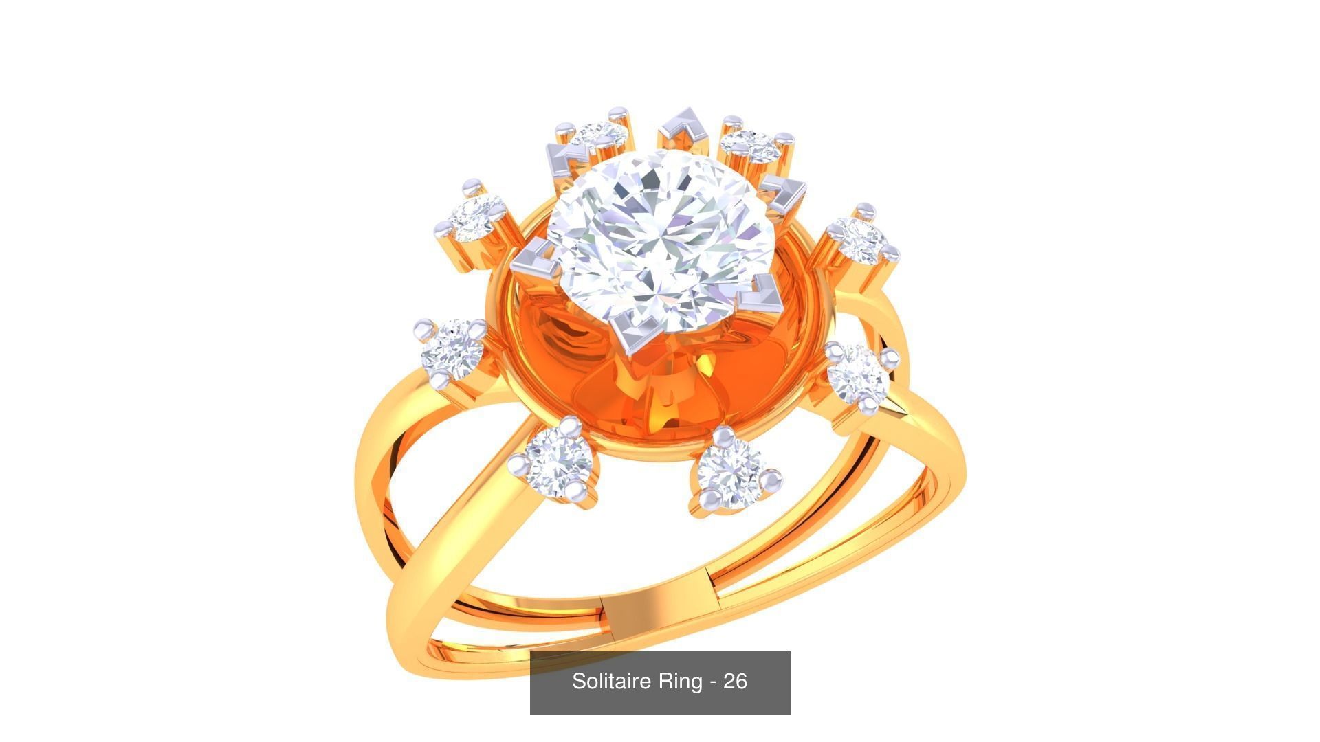 134 Solitaire ring collection  _58