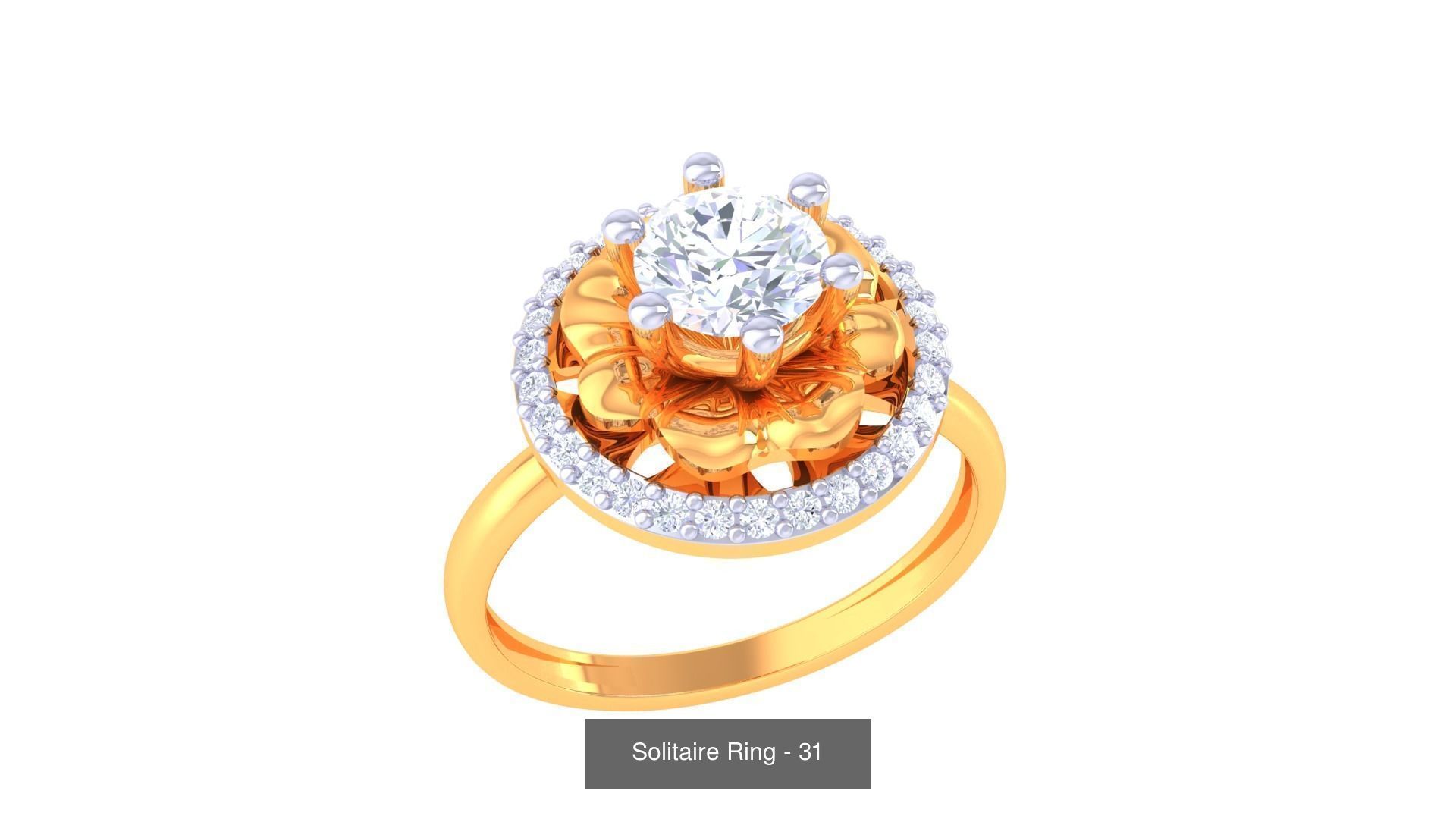 134 Solitaire ring collection  _52