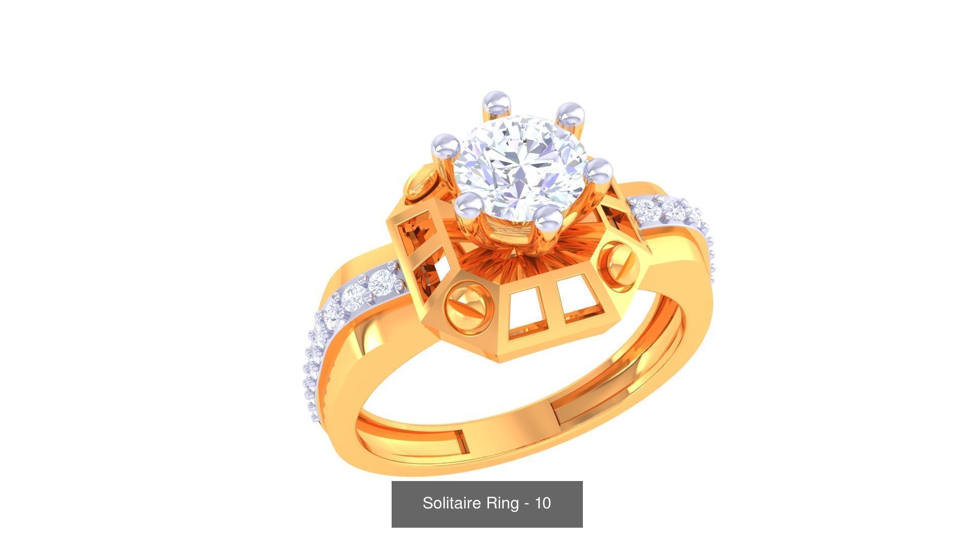 134 Solitaire ring collection  _75
