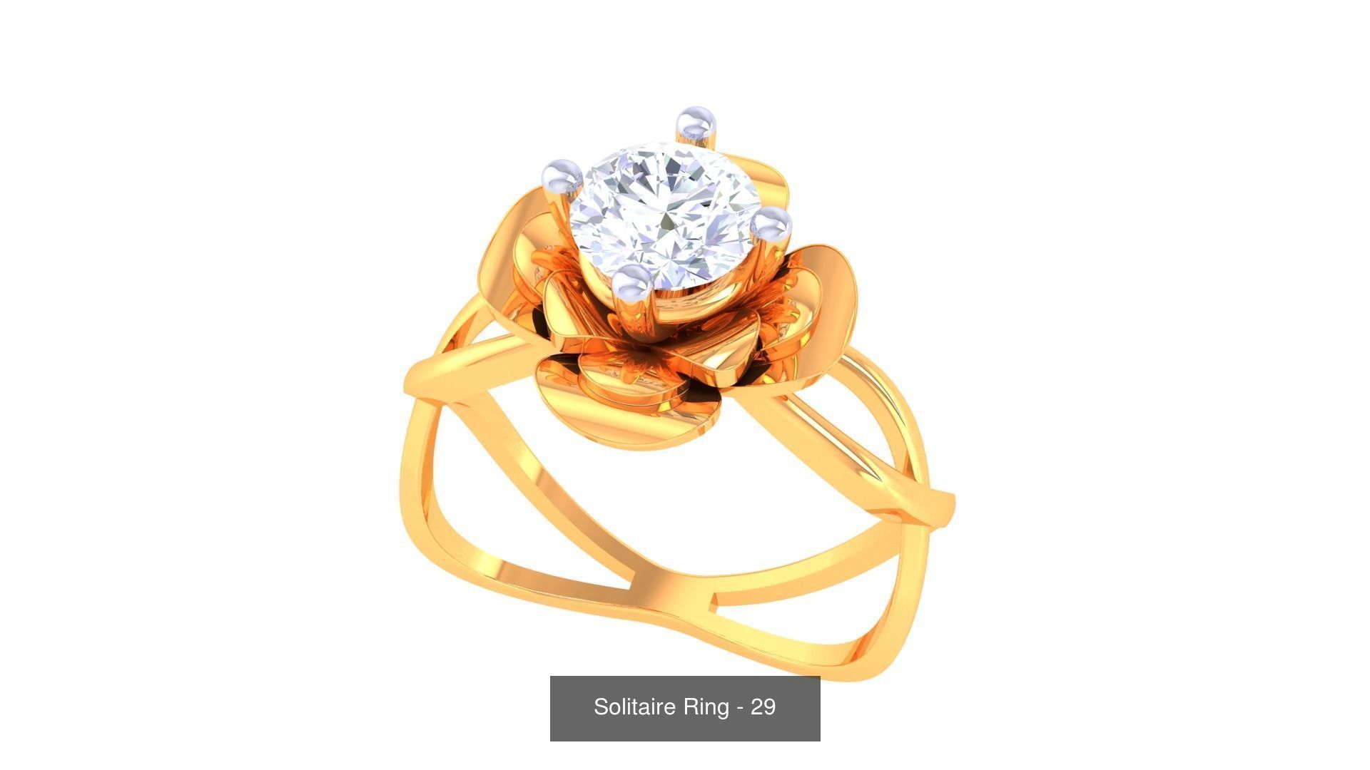 134 Solitaire ring collection  _55
