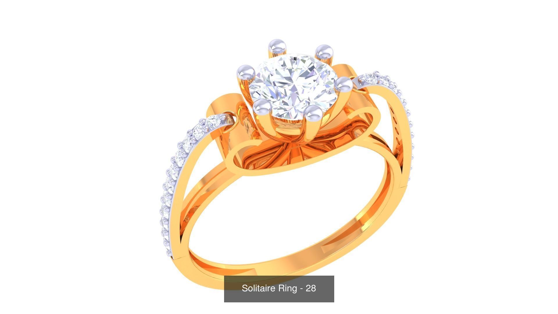 134 Solitaire ring collection  _56