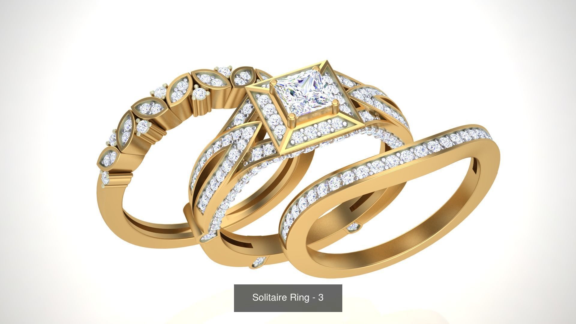 134 Solitaire ring collection  _134